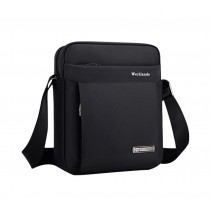 Men's Waterproof Nylon Business Briefcase Durable Messenger Shoulder Bag BLACK