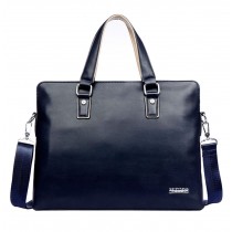 Men's Fashion Business Briefcase Tote Durable Messenger Shoulder Bag BLUE
