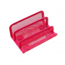 Mesh Collection Business Card Holder Red