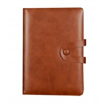 Simple Classic Notepad Leather Cover Notebook  A5 Business Office Stationery