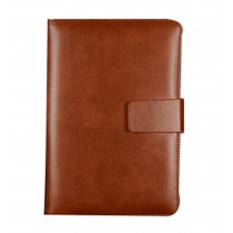 Simple Classic Notepad PU-Leather Cover Notebook Business Office Stationery