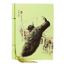 Retro Classic Kraft Notebook Graffiti Book Diary Business Notebook Bird Green