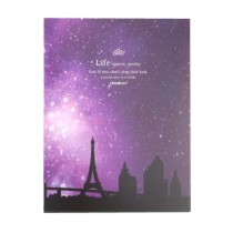 Psychedelic Star Notebook Creative Business Notebook Diary Purple