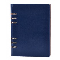 A5 Loose-Leaf Notebook Folder Diary Hand Books Business Notebook Blue