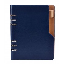 B5 Loose-Leaf Notebook Folder Diary Hand Books Business Notebook Blue