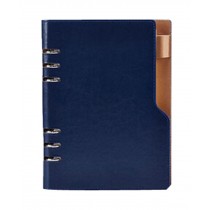 A5 Loose-Leaf Notebook Folder Diary Hand Books Business Notebook Note Pads Blue
