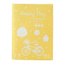 A6 Cartoon Creative Notebook Diary South Korea Stationery Color Page Book Yellow