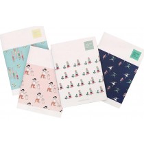 Set Of 2 Cute Notebook Notepad Student Stationery Random Style