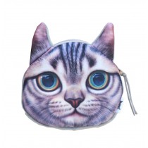Creative High Quality Coin Purse Coin/Earphone/Key Zipper Bag [A Hungry Cat]