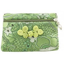 Coin Purse Coin Case Chinese Style Cell Phone Case Cloth Bag Army Green