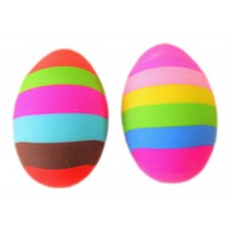 Cute Colorful Egg Eraser for School/Office Supply/Gift, Random Color, Set of 4