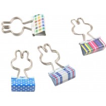 Office Supplies Stationery Binder clips Financial Paper Clips Random Color