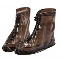 Durable Waterproof Shoe Covers Rain Shoe Covers Protector, Brown