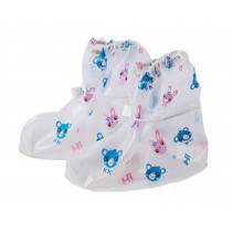 Practical Waterproof Shoe Covers Children's Rain Shoe Covers Protector, White