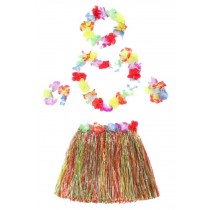 Costumes Grass Skirts Hawaiian Hula Dance Costume Colorful