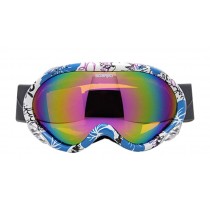 Adult's Ski Goggles Sports Mountaineering Anti-fog Goggles Lovers Snow Goggle H