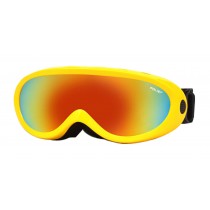 Adult And Children's Ski Goggles Sports Mountaineering Anti-fog Goggles Yellow