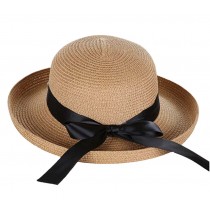 Lady Summer Straw Hat Beach Hat Sun Hat Wide Brim Hat