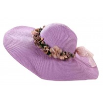 The New Champagne Flowers Leisure Hat Sunscreen Sun Hat
