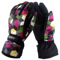 Fashional Winter Ski Gloves Outdoor Cycling Gloves Black