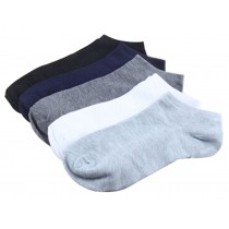 Set Of 5 Short Socks Cotton Socks Men Socks Sports Socks Multi Color