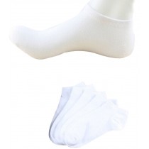 Set Of 5 Short Socks Cotton Socks Men Socks Sports Socks White