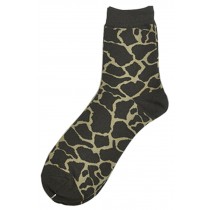Set Of 2 Creative Camouflage Socks Cotton Socks Sports Socks Darkgray