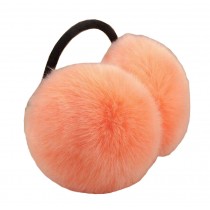 [Orange] Soft Plush Earmuffs Ear Warmer Winter Ear Covers