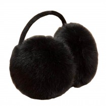 Soft Plush Earmuffs Ear Warmer Winter Earwears Black