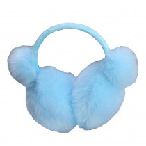[Blue] Lovely Plush Earmuffs Ear Warmer Winter Ear Protector