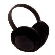 Soft Foldable Earmuffs Winter Ear Warmer Ear Covers Black