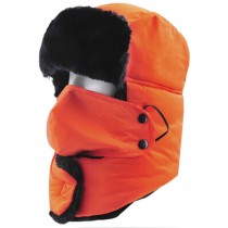 Fashion Outdoor Thickening The Hood Mask Ear Protection Cap Orange