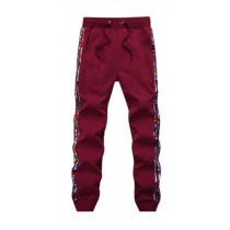 [Red] Boy's Running Clothes Soft and Cozy Sweatpants Flexible Jogger Pants