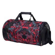 Fashion Sports Duffel Bag Gym Bag Sports Bag Travel Bag Camouflage Red