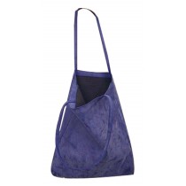 Handbag Korean version of casual shoulder bag Simple shopping bag BlUE