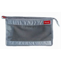 Quick Dry Mesh Shower Tote Shower Bag Cosmetic Bag for Travel, Gray