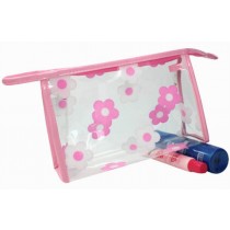Waterproof Shower Tote Shower Bag Portable Cosmetic Bag for Travel, Pink