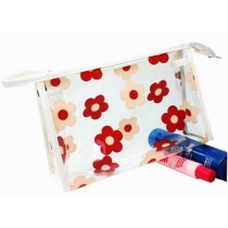 Waterproof Shower Tote Shower Bag Portable Cosmetic Bag for Travel, White