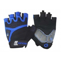 Summer Bike Gloves Cycling Equipment Riding Gloves Half Finger Blue