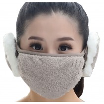 Practical Lovely Cotton Winter Outdoor Cycling Masks Ski Mask Warm Mask Gray