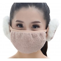 Practical Lovely Cotton Winter Outdoor Cycling Masks Ski Mask Warm Mask Brown