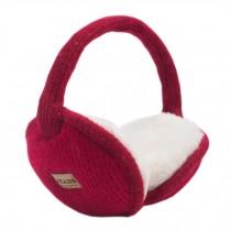 Red Woolen Winter Ear Warmer Foldable Earmuff Women/Men Fashion Ear Cover