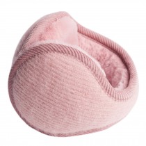 Stripe Pink Plush Winter Ear Warmer Foldable Earmuff Women/Men Fashion Ear Cover