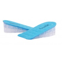 Breathable 2/ 3/ 4 CM Pure Silicone Invisible Increased Insoles