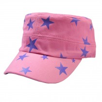 Lady's Baseball Cap Fashionable Flat Cap/Hat[Pink Color]