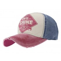 Youth Baseball Cap Casual Hat Travel Caps for Ladies, Wine Color