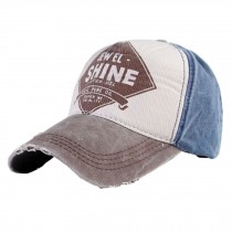 Coffee Color Shine Pattern Design Baseball Caps for Outdoor Activities