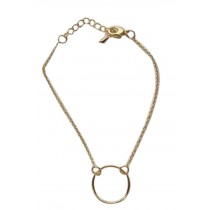 Charm Minimalist Metal Bangle Bracelet For Woman Delicate Jewelry Circle