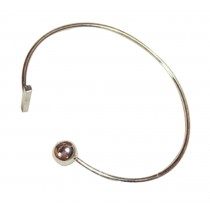 Charm Minimalist Metal Bangle Bracelet For Woman Jewelry Stores Silver