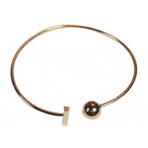 Jewelry Stores Charm Minimalist Metal Bangle Bracelet For Woman Golden